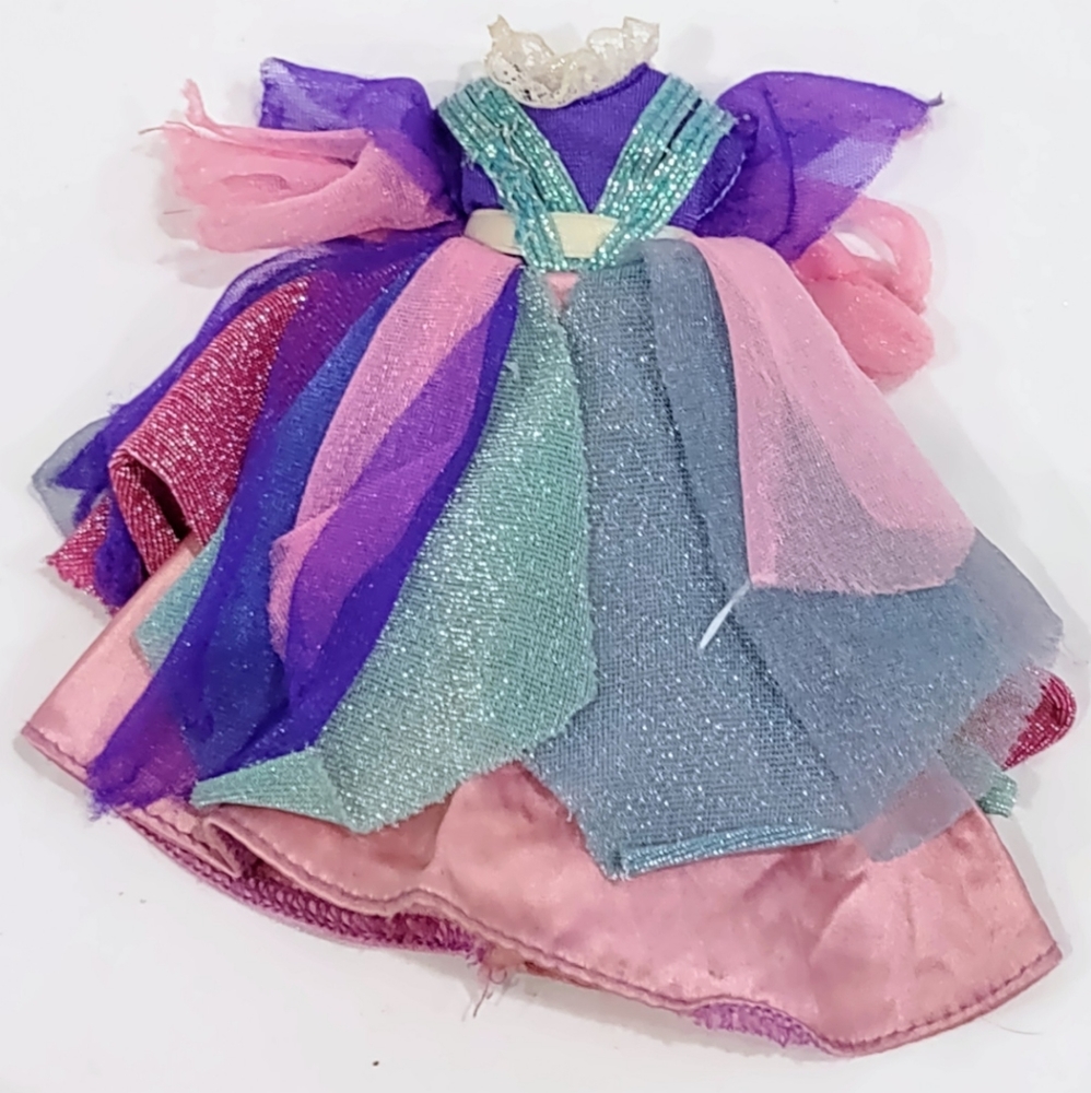 Vintage Lady Lovely Locks Duchess Ravenwaves Purple Dress 1986 RARE Doll Dress